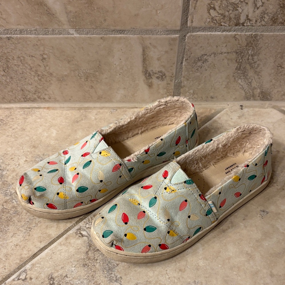 Kids Slip-On Shoes with Colorful Print